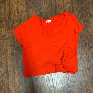 XL Madewell Orange shirt